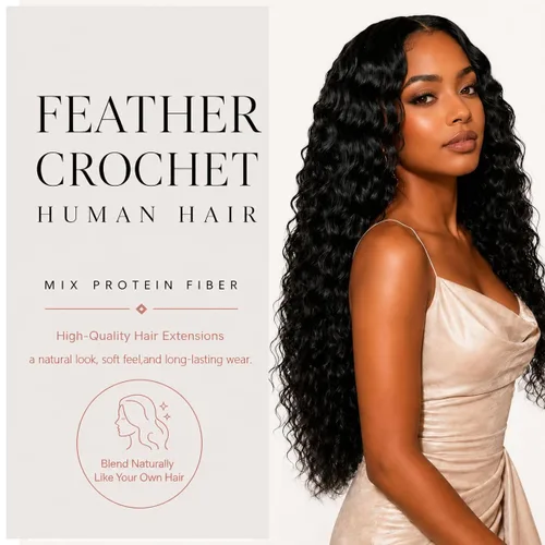 Vista 14 de Human Braiding Hair for Boho Braids 20inch Curly Wave Bulk Bundles 1B (A)1B