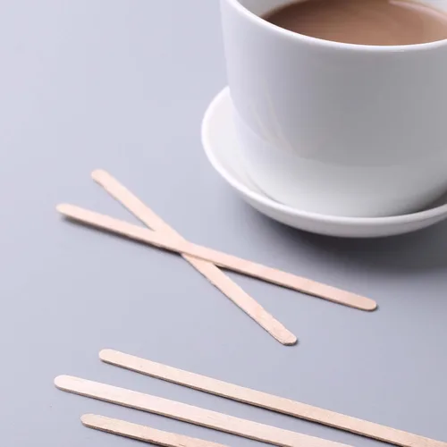 Vista 6 de Efavormart - Paquete de 5000 agitadores de café desechables redondos clásicos de madera de abedul de 4 pulgadas