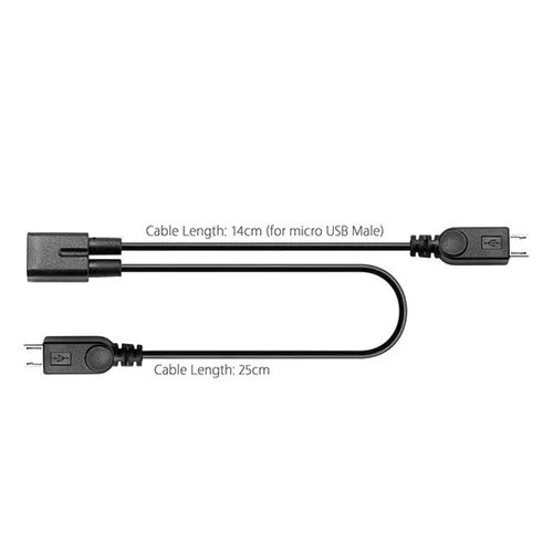 Vista 4 de chenyang Cable divisor micro USB 1 a 2 Y, cable de extensión de carga micro USB 1 a 2 soporta cargar dos dispositivos al mismo tiempo