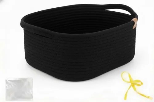 Vista 14 de Cestas de regalo grandes vacías para llenar, bonita canasta tejida para adolescentes, mujeres, baby shower, cubo de juguetes pequeño decorativo