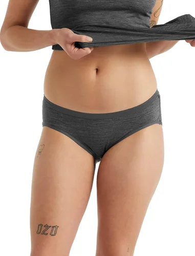 Vista 9 de Icebreaker Siren Hipkini Ropa interior - Mujer Negro