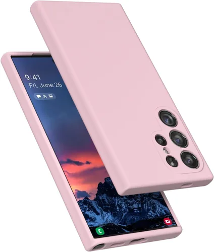 Vista 11 de Diseñado para Galaxy S24+Plus Carcasa, de silicona líquida, de gel, a prueba de golpes, con suave forro de microfibra, compatible con Galaxy S24