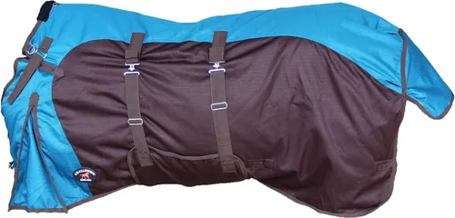 Vista 13 de CHALLENGER Manta de invierno de 60 pulgadas 1200D Horse Turnout impermeable de peso pesado 5EE20BG