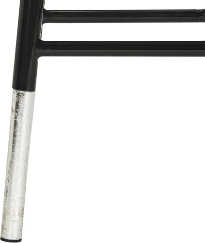 Vista 7 de Safavieh Kenzie Taburete de mostrador, negro/plateado