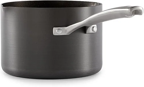 Vista 7 de Calphalon 2095259 Classic - Sartén antiadherente con tapa, 2.5 cuartos de galón, color gris