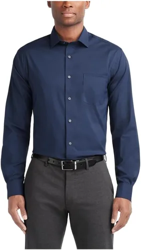 Vista 8 de Van Heusen Camisa de vestir para hombre, ajuste regular, cuello flexible, elástica, sin arrugas