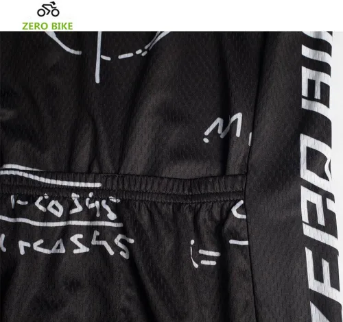 Vista 4 de Hombres Corto Ciclismo Jersey Transpirable Secado Rápido Ropa Deportiva Bicicleta Ropa