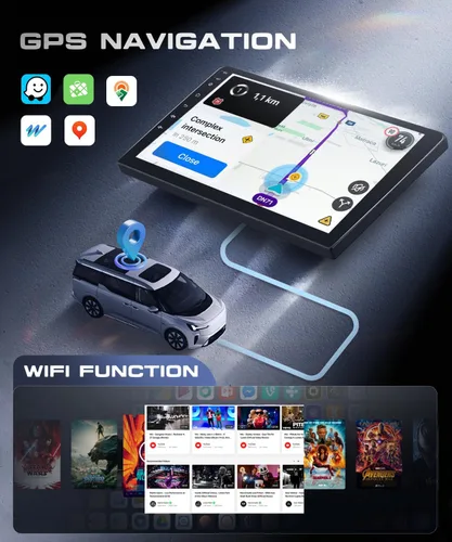 Vista 5 de Estéreo del coche 4G+64G Android 15 para Ford F150 2009-2014 con Carplay