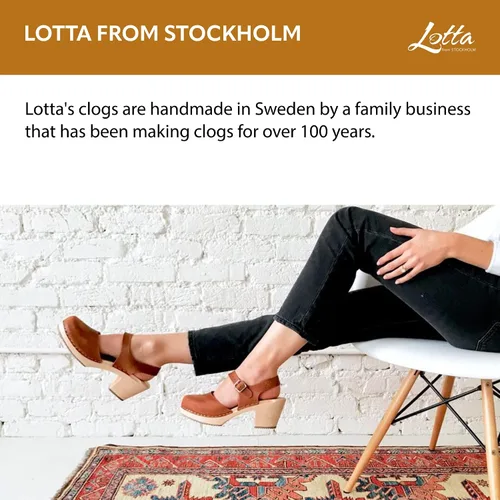 Vista 2 de Lotta de Stockholm Highwood Zuecos en marrón aceitado Nubuck