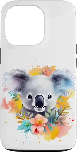 Vista 10 de Funda Koala con flores de eucalipto para iPhone 17