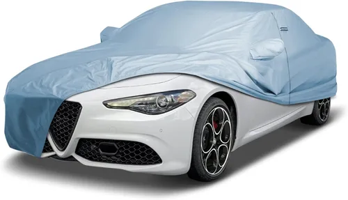 Vista 71 de iCarCover Funda de automóvil personalizada de alta calidad para Alfa Romeo 147 2002-2007, resistente, impermeable, para todo tipo de clima, lluvia