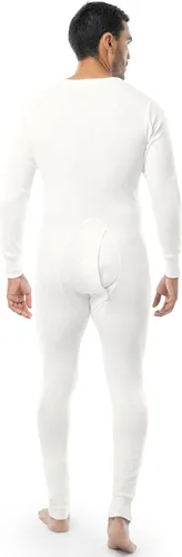 Vista 2 de Indera Men's Cotton Rib Knit Union Suit