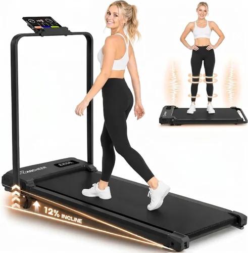 Vista 16 de ANCHEER Walking Pad with Incline - Under Desk Treadmill with Handle Bar