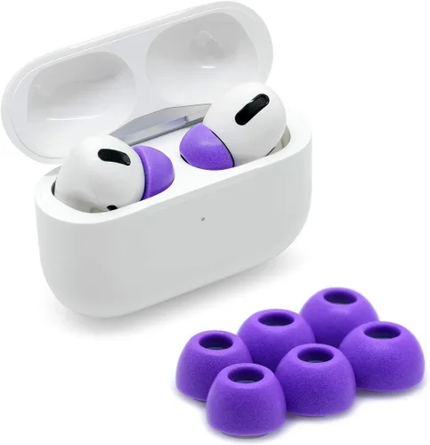 Vista 14 de Eartune Fidelity UF-A - Puntas de espuma viscoelástica para AirPods Pro (1ª y 2ª generación), protector de cera integrado, comodidad mejorada