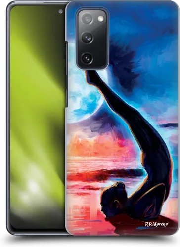 Vista 19 de Head Case Designs Officially Licensed P.D. Moreno Dancer's Pose Yoga Silhouettes Hard Back Case Compatible with Samsung Galaxy S20 FE / 5G