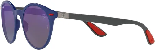 Vista 3 de Ray-Ban RB4296m Scuderia Ferrari Collection - Gafas de sol redondas para hombre