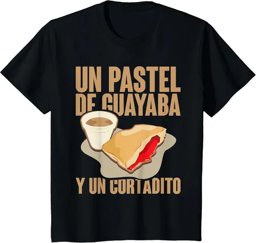 Vista 49 de Funny Cuban Coffee Guayaba Guava Breakfast T Shirt T-Shirt Asphalt Grey