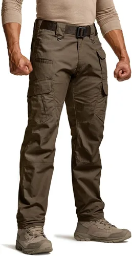 Vista 17 de CQR Pantalones tácticos para hombre, resistentes al agua, pantalones cargo Ripstop, ligeros EDC trabajo, senderismo, ropa para exteriores Mag Pocket