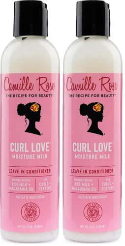 Vista 8 de Leche humectante Camille Rose para risos naturales, 8 onzas, Paquete de 1
