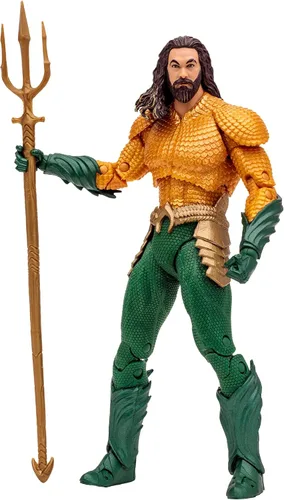 Vista 4 de McFarlane Toys - DC Multiverse Aquaman (Aquaman y El Reino Perdido) Figura de acción de 7 pulgadas