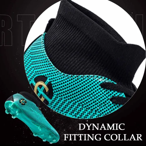 Vista 4 de HESBITEUL Zapatos deportivos para hombre para interiores y exteriores cómodos de fútbol para estudiantes de alta potencia de agarre