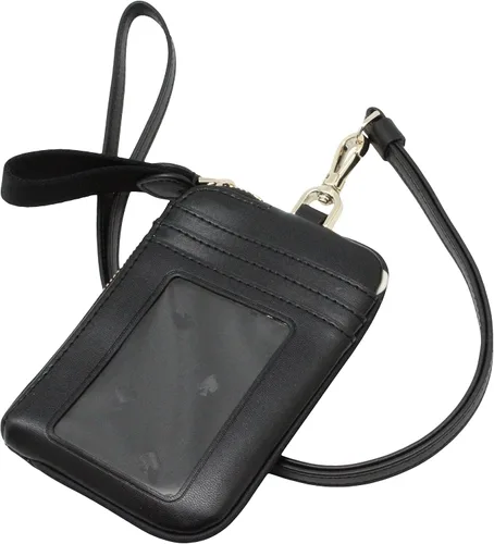 Vista 2 de KATE SPADE NEW YORK CHELSEA THE LITTLE BETTER ORCHID LANYARD ID CASE EN NEGRO MULTI, Negro multi, Funda de identificación con cordón