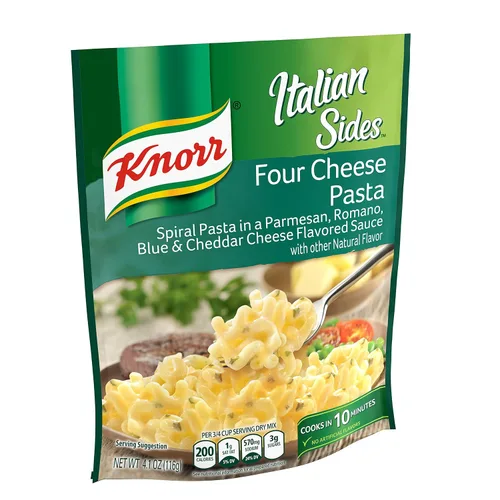 Vista 4 de Knorr Lados Italianos, Guarnición de Pasta de Cuatro Quesos, 4.1 oz