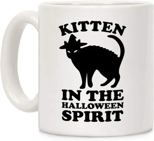Vista 88 de LookHUMAN Tazas de Halloween Taza de café de Halloween - Tazas de café para decoración ideales para amantes y entusiastas de la decoración - Taza