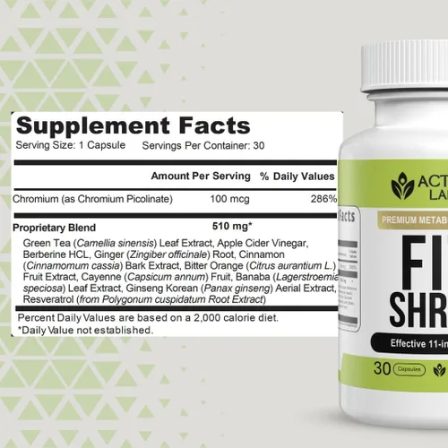 Vista 9 de Swiss Activa+ Paquete de hierbas 7 en 1 Berberine & Activa Labs Fit Shred 11 en 1 Soporte metabólico, cardíaco, digestivo y para controlar