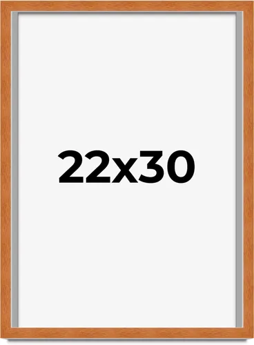 Vista 43 de Marco de 3 x 3 pulgadas de madera maciza de nuez y miel marrón con plexiglás acrílico UV, respaldo de tablero de espuma y accesorios para colgar