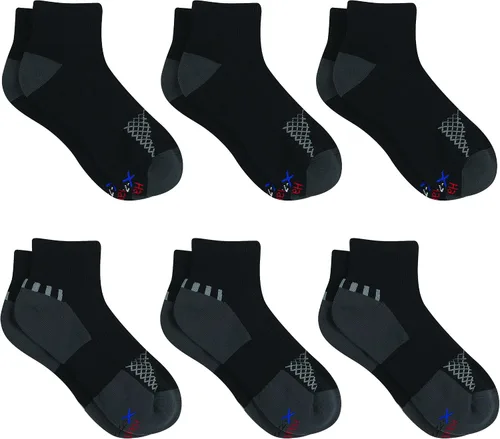 Vista 2 de Hanes X-Temp Performance - Calcetines tobilleros para hombre, paquete de 6