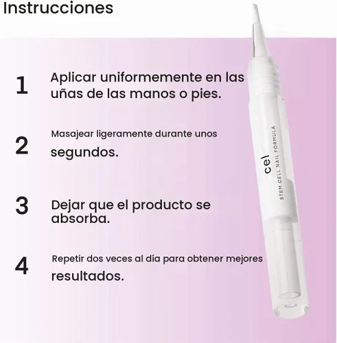 Vista 6 de cel MD - Pluma de aceite para cutículas, suero reparador de uñas