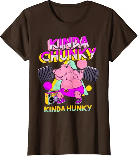 Vista 17 de Kinda Chunky Kinda Hunky, camiseta de gimnasio para culturismo, Negro