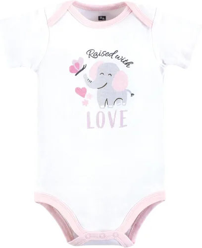 Vista 154 de Hudson Baby baby-girls Cotton Bodysuits 3-pack