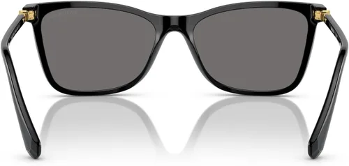 Vista 4 de Swarovski Women's Sk6004f Low Bridge Fit Rectangular Sunglasses