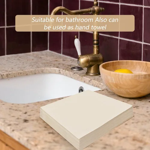 Vista 7 de 300 unidades de servilletas blancas lechosas para bebidas, servilletas de cóctel blancas lechosas de 2 capas, servilletas desechables para fiesta