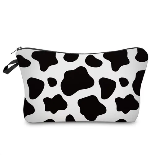 Vista 14 de FITINI Bolsa de maquillaje de aguacate de viaje, pequeña bolsa organizadora de cosméticos portátil para mujeres y niñas, con cremallera