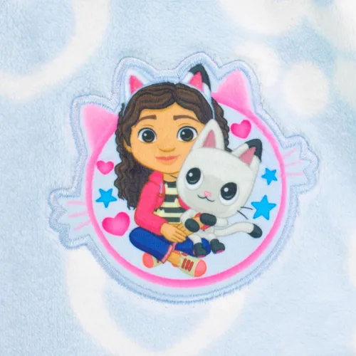 Vista 3 de DreamWorks Albornoz de forro polar para casa de muñecas de Gabby para niñas