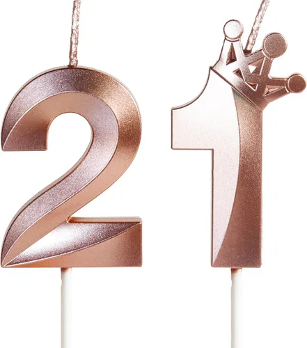 Vista 73 de Velas de cumpleaños número 10 para pastel, velas de oro rosa número 10 con corona, diseño 3D, decoración de pastel de cumpleaños para niñas