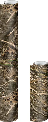 Vista 27 de Mossy Oak Patrones de Caza en Rollo de Camuflaje Mate, Envoltura de Vinilo Autoadhesiva, DIY (48"x12", Break-Up Country)