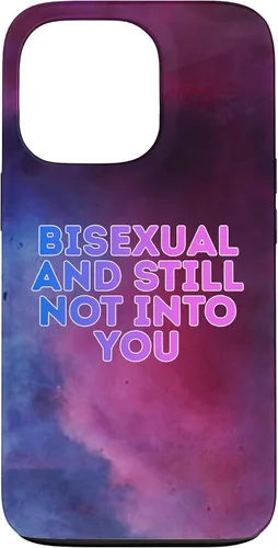 Vista 8 de Bisexual and Still Not Into You Bi Flag Pride Equality Humor Case for iPhone 17