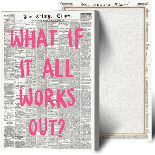 Vista 13 de Drimiler Póster con texto en inglés «What If It All Workout» («What If It All Workout») con texto en inglés «What If It All Workout»