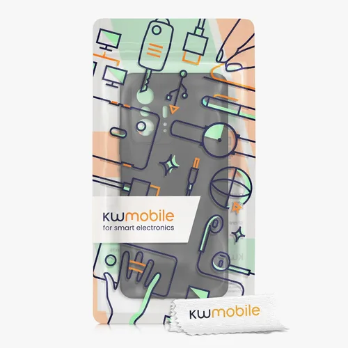 Vista 7 de kwmobile Funda compatible con Xiaomi 11T/11T Pro Case - Funda protectora delgada de silicona TPU para teléfono - Negro