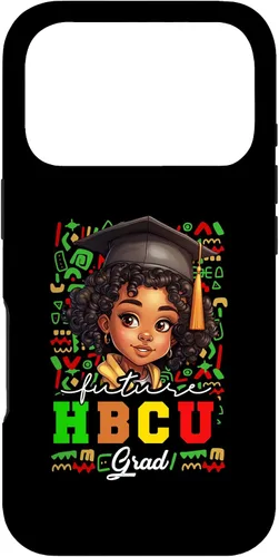 Vista 30 de Future HBCU Grad Black Girl Kids Graduation HBCU College Case for iPhone 16
