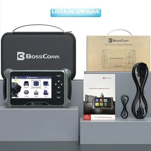 Vista 9 de Herramienta de diagnóstico del escáner BOSSCOMM IF745 2026, lector de código de motor de verificación con 6 reinicios, purgadora de ABS, aceite