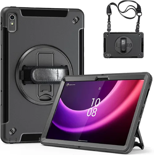 Vista 9 de Junfire Funda resistente a prueba de golpes para Lenovo Tab P11 Pro Gen2 de 11.2 pulgadas (TB-132FU/TB-138FC) 2022, funda resistente de servicio