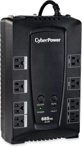 Vista 3 de CyberPower CP685AVRG AVR UPS Batería de reserva y protector de sobretensiones