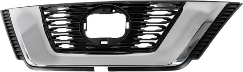 Vista 43 de Garage-Pro Conjunto de Parrilla Frontal para Nissan Frontier 1998-2000, Cáscara Cromada, Inserción Negra, Accesorios Nissan Frontier, NI1200183