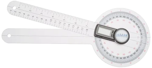 Vista 2 de Jamar Plus+ Goniómetro digital, herramienta de rango de movimiento digital de mano y dedo de grado profesional para medir ángulos precisos, 8
