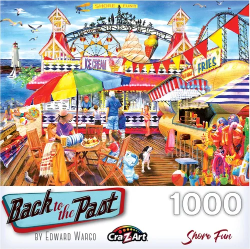 Vista 4 de Volver al pasado rompecabezas de 1000 piezas - Shore Fun